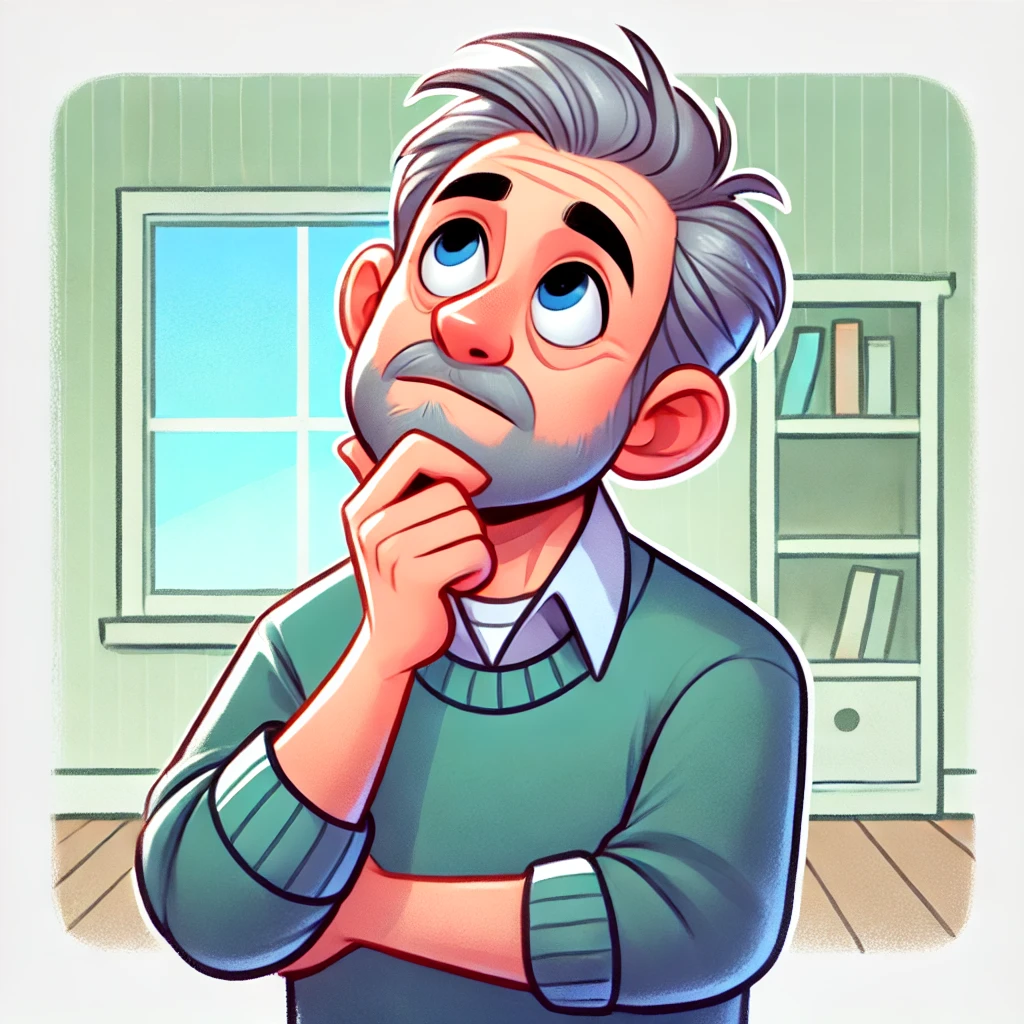 Thinking Man Image